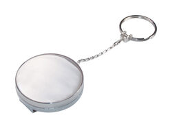 Hillman Metal Silver Retractable Key Chain