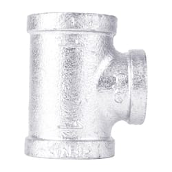 BK Products 1 in. FIP T X 1 in. D FIP Galvanized Malleable Iron Reducing Tee