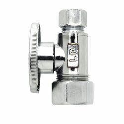 Keeney 5/8 in. Compression T X 3/8 in. S Compression Brass Straight Valve