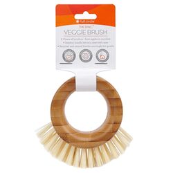 Full Circle The Ring 3.74 in. W Bamboo Vegetable Brush