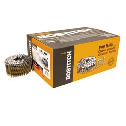 Bostitch 2-1/2 in. 13 Ga. Angled Coil Framing Nails 15 deg Ring Shank 3600 pk