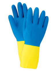 Soft Scrub Neoprene Cleaning Gloves S Blue 1 pk