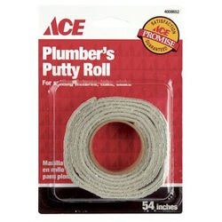 Ace White 3/4 in. W X 54 in. L Plumber's Putty Roll 37