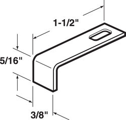 Prime-Line Aluminum Stretcher Clip For 5/16 inch 4 pk