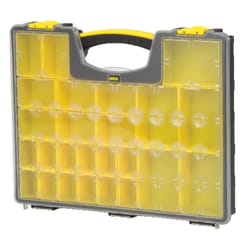 Stanley 13.3 in. W X 2.15 in. H Storage Organizer Polypropylene 24 Clear/Black/Yellow