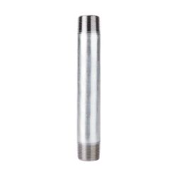 BK Products 1 in. MPT T Galvanized Steel 8 in. L Nipple