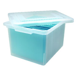 Iris 10.8 in. H X 18 in. W X 14.3 in. D Stackable Storage Box