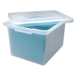 Iris 10.8 in. H X 18 in. W X 14.3 in. D Stackable Storage Box