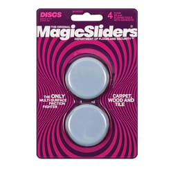 Magic Sliders Plastic Sliding Discs Gray 4 pk