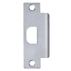 Tell Satin Silver Stainless Steel Strike Plate 1 pk