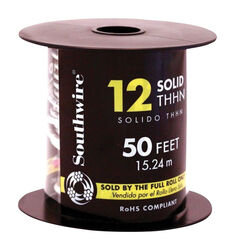 Southwire 50 ft. 12/1 Solid THHN Building Wire