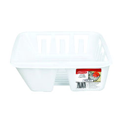 Rubbermaid 13.9 in. L X 12.6 in. W X 4.5 in. H White Plastic Dish Drainer