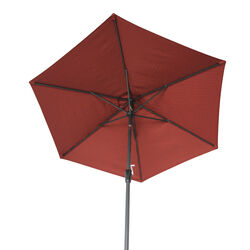 Living Accents 9 ft. Tiltable Red Patio Umbrella
