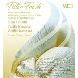 Web French Vanilla Scent Air Freshener 0.8 oz Gel