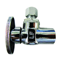 Ace 1/2 in. Compression T X 1/4 in. S Compression Brass Shut-Off Valve