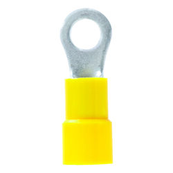 Jandorf 12-10 Ga. Insulated Wire Terminal Ring Yellow 5 pk