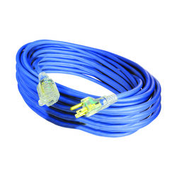 Ace Outdoor 100 ft. L Blue Extension Cord 14/3 SJOW