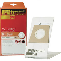 3M Filtrete Vacuum Bag For Dirt Devel U 3 pk