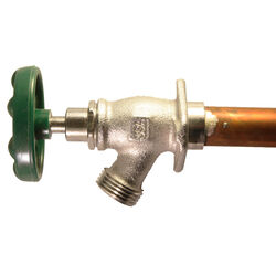 Arrowhead 3/4 MHT T X 3/4 S MIP Brass Wall Hydrant