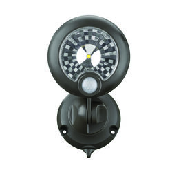 Mr. Beams Motion-Sensing Battery Powered LED Dark Brown Security Light