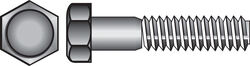 Hillman 1/2 in. D X 5-1/2 in. L Zinc Plated Steel Hex Bolt 25 pk