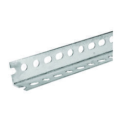 SteelWorks 1-1/2 in. W X 72 in. L Zinc Plated Steel Slotted Angle