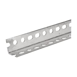 SteelWorks 1-1/2 in. W X 72 in. L Zinc Plated Steel Slotted Angle