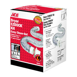 Ace 96 in. L X 4 in. D Silver/White Aluminum Quick Connect Kit