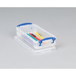 Really Useful Box 1-7/8 in. H X 4 in. W X 8-1/2 in. D Stackable Storage Box