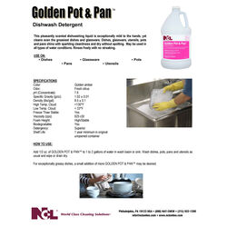 NCL Golden Citrus Scent Liquid Pot and Pan Detergent 1 gal