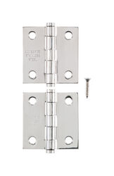 Ace 1.1 in. W X 2 in. L Stainless Steel Stainless Steel Narrow Hinge 2 pk