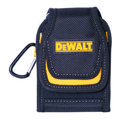 DeWalt 2 pocket Polyester Cell Phone Holder 2.5 in. L X 4.3 in. H Black/Yellow