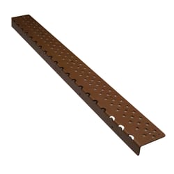 HandiTreads 2.75 in. W X 30 in. L Powder Coated Brown Aluminum Stair Tread