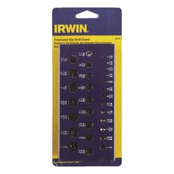 Irwin 1/16 to 1/2 in. S Steel Drill Bit Tool 1 pc