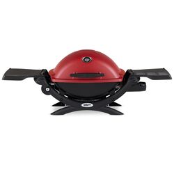 Weber Q1200 1 burner Liquid Propane Grill Red