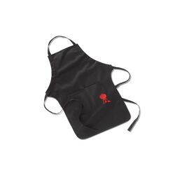 Weber Black Cotton Solid Apron