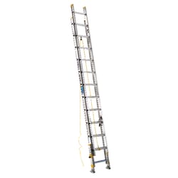 Werner 24 ft. H X 20.75 in. W Aluminum Extension Ladder Type 1 250 lb