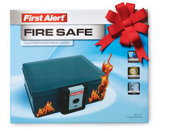 First Alert 0.17 ft³ Key Lock Gray Fireproof Safe