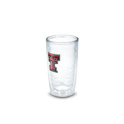 Tervis Collegiate 16 oz Texas Tech Red Raiders Clear BPA Free Tumbler
