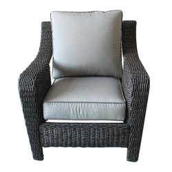 Living Accents Belvedere Brown Aluminum Chair Gray