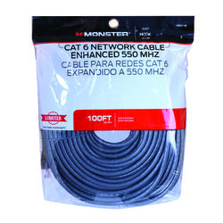 Monster Cable Just Hook It Up 100 ft. L Category 6 Networking Cable