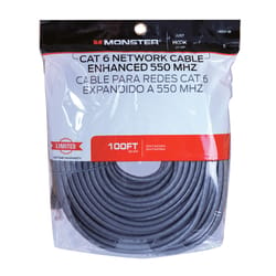 Monster Cable Just Hook It Up 100 ft. L Category 6 Networking Cable