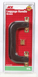 1 pk Ace Brown Brass Luggage Handle 6 in.