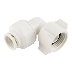 SharkBite Quick Connect Push to Connect 1/2 in. Push T X 3/4 in. D Female Swivel Female Elbow