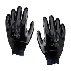 Showa Unisex Indoor/Outdoor Cuffed Chemical Gloves Black L 1 pair