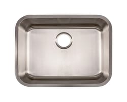 Kindred Stainless Steel Undermount 24-1/2 in. W X 18-1/2 in. L One Bowl Kitchen Sink