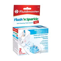 Fluidmaster Flush N' Sparkle No Scent Continuous Toilet Cleaning System Refill 2 Liquid