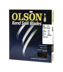 Olson 59.5 in. L X 0.4 in. W X 0.01 in. thick T Carbon Steel Band Saw Blade 4 TPI Skip teeth 1 p