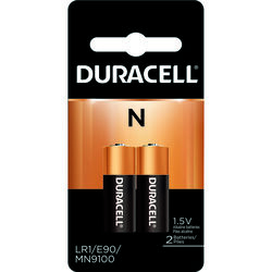 Duracell Alkaline No 1.5 V Medical Battery MN9100B2PK 2 pk