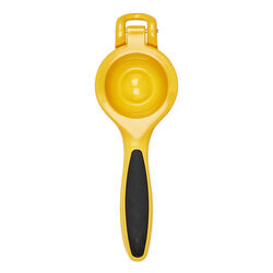 OXO Good Grips 4-1/4 in. W X 10-1/2 in. L Black/Yellow Aluminum Citrus Squeezer